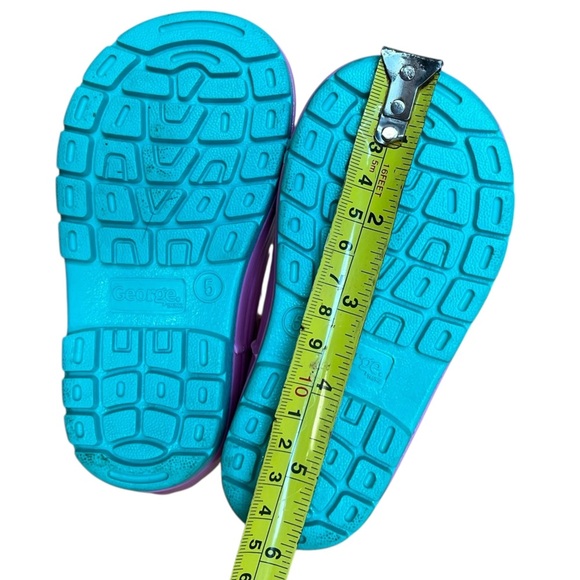 🌼 5/$25 Girls Unicorn Rain Rubber Boots Size 5 Toddler Purple Pink Teal - Picture 6 of 7